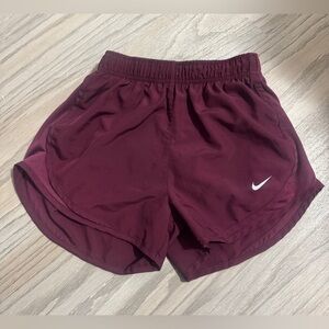 Nike Women's XS Burgundy Athletic Shorts